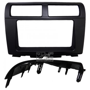 Double Din (2Din) Player Casing Panel - Perodua Myvi 2012 (Black)